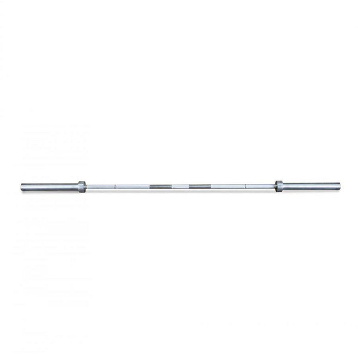 Hard Chrome Olympic Bar - Muscle D Fitness - 7' Length - Rotating Sleeves - Sweatfully