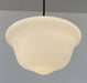 STYLISH MODERN SCHOOLHOUSE 1930s Globe Pendant Light - Sweatfully
