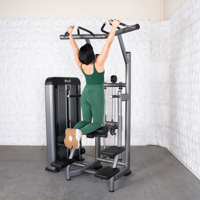 Elite Plus Assisted Chin Dip Machine | Muscle D Fitness - Sweatfully