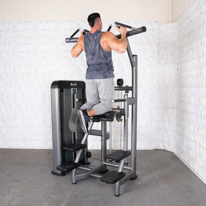 Elite Plus Assisted Chin Dip Machine | Muscle D Fitness - Sweatfully