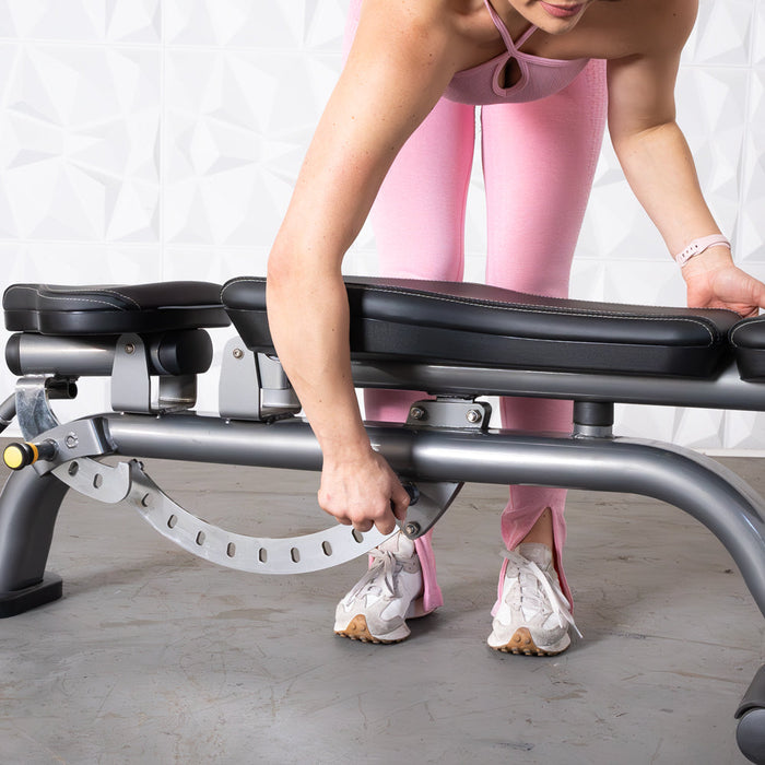 Elite Plus Adjustable Bench | 9 Angles | Muscle D Fitness - Sweatfully