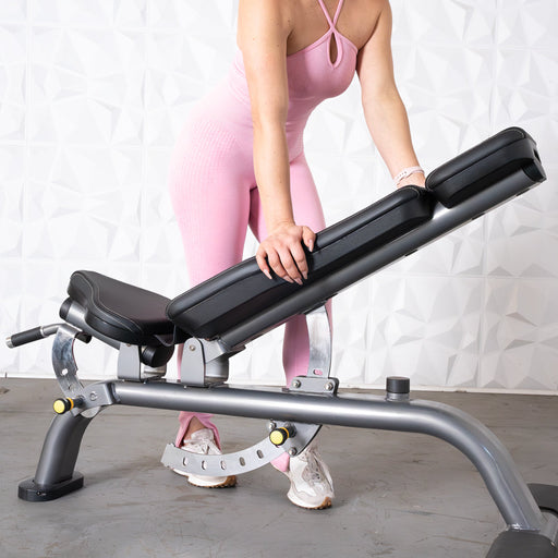 Elite Plus Adjustable Bench | 9 Angles | Muscle D Fitness - Sweatfully