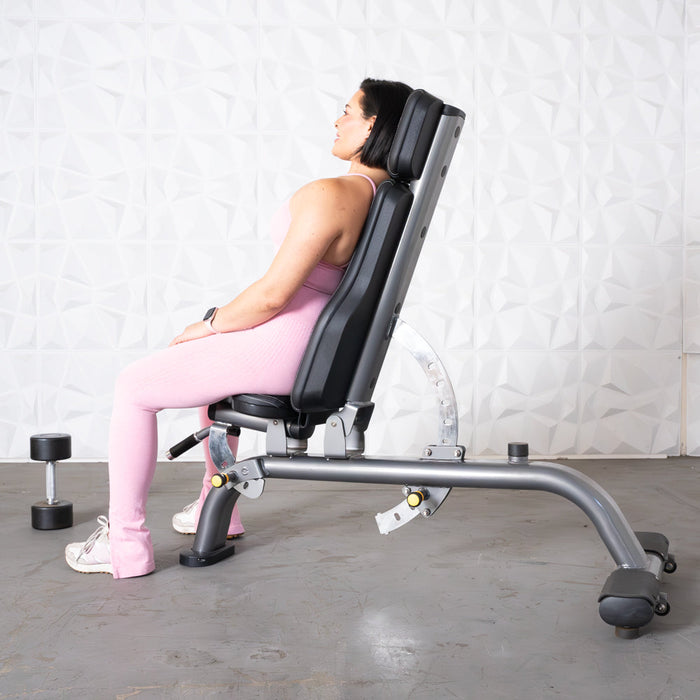 Elite Plus Adjustable Bench | 9 Angles | Muscle D Fitness - Sweatfully