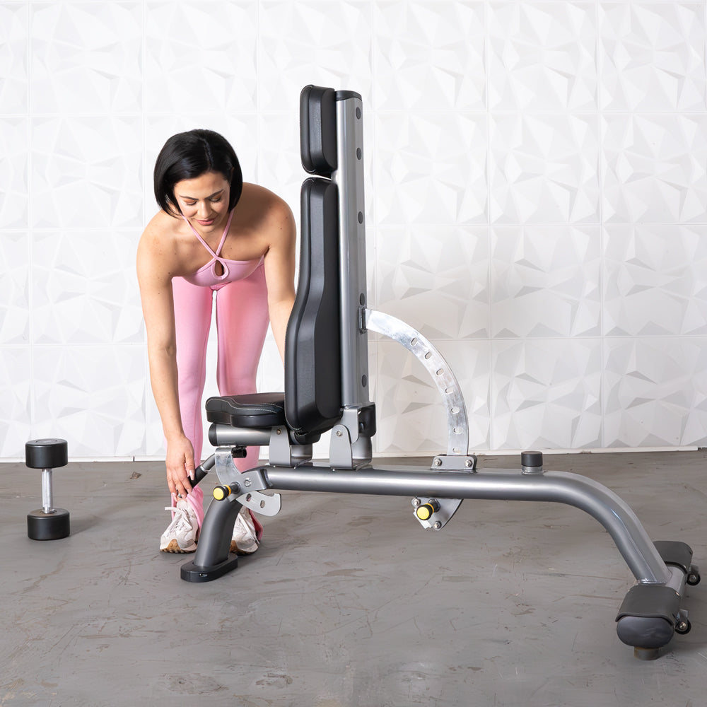 Elite Plus Adjustable Bench | 9 Angles | Muscle D Fitness | Sweatfully
