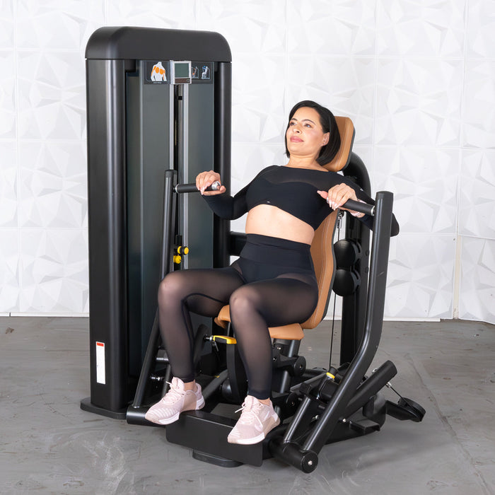 Elite Plus Chest Press - Commercial Iso-Lateral Selectorized Machine | Muscle D Fitness - Sweatfully