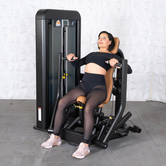 Elite Plus Chest Press - Commercial Iso-Lateral Selectorized Machine | Muscle D Fitness - Sweatfully