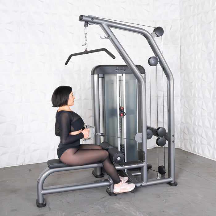 Elite Plus Lat Pulldown Low Row Combo | Muscle D Fitness - Sweatfully