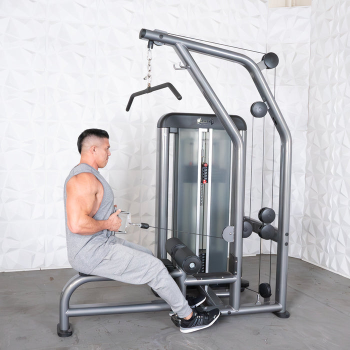 Elite Plus Lat Pulldown Low Row Combo | Muscle D Fitness - Sweatfully
