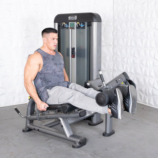 Elite Plus Leg Extension / Prone Leg Curl Combo | Muscle D Fitness - Sweatfully