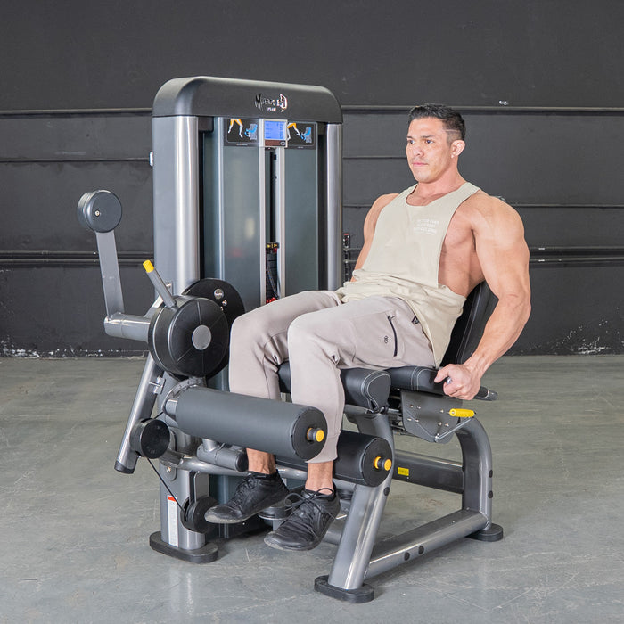 Elite Plus Leg Extension / Seated Leg Curl Combo | Muscle D Fitness - Sweatfully