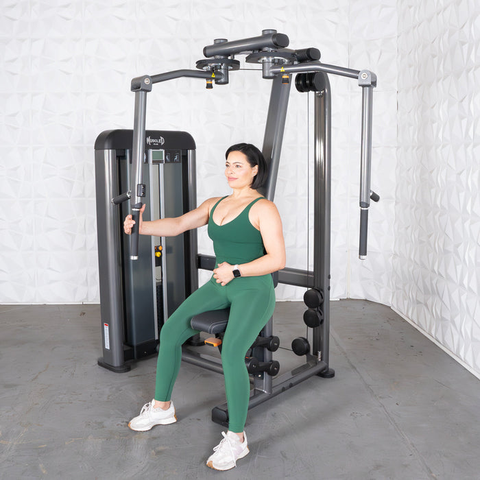 Elite Plus Pec Deck Rear Delt Machine | Muscle D Fitness - Sweatfully