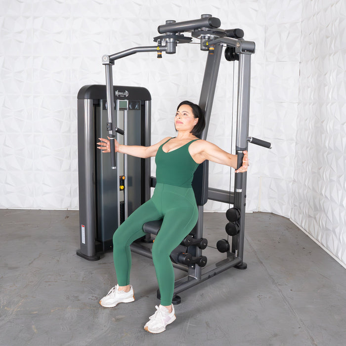 Elite Plus Pec Deck Rear Delt Machine | Muscle D Fitness - Sweatfully