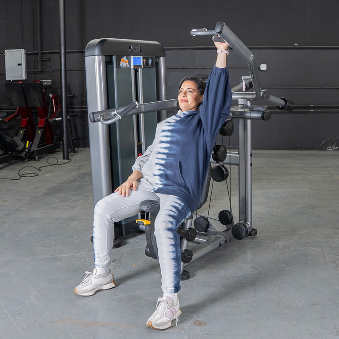 Elite Plus Shoulder Press | Isolateral Gym Equipment | Muscle D - Sweatfully