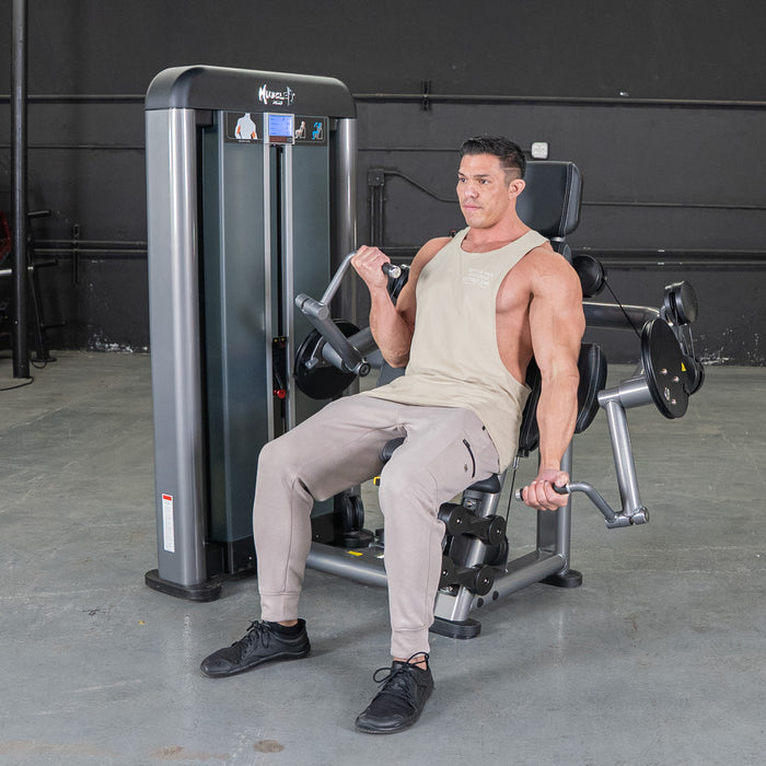 Elite Plus Biceps Curl Machine | Muscle D Fitness - Sweatfully
