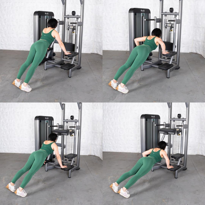 Elite Plus Assisted Chin Dip Machine | Muscle D Fitness - Sweatfully
