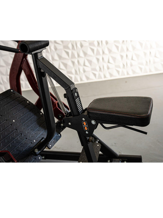 Pro Strength Seated Row - Muscle D Fitness - Commercial Grade - Plate Loaded - Iso-Lateral Training - Sweatfully