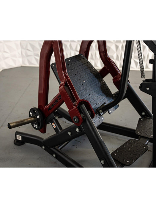 Pro Strength Seated Row - Muscle D Fitness - Commercial Grade - Plate Loaded - Iso-Lateral Training - Sweatfully