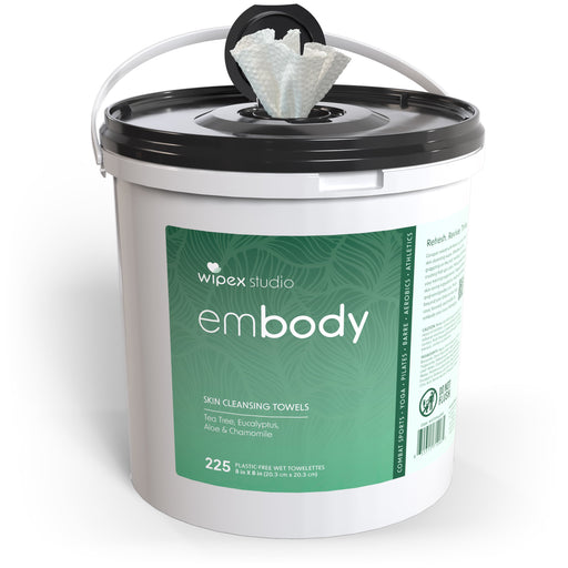Embody® 225ct Eco Body Wipes – Refill Bucket for Wellness Studios - Sweatfully