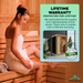 Peak Saunas Everest 2-Person Indoor Full Spectrum Infrared Sauna with XL Medical-Grade Red Light Therapy & Smart WiFi App Control - Sweatfully