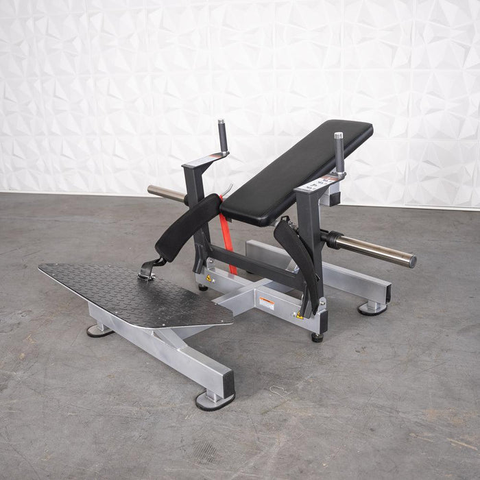 Excel Base Plate Loaded Hip Thruster - Muscle D Fitness -  Leverage Glute Drive - Sweatfully