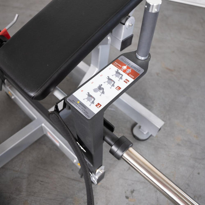 Excel Base Plate Loaded Hip Thruster - Muscle D Fitness -  Leverage Glute Drive - Sweatfully