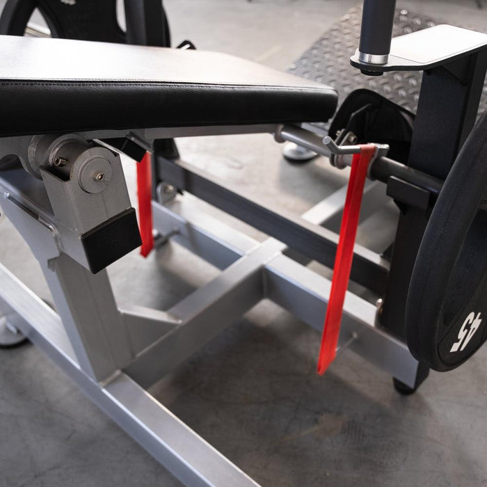 Excel Base Plate Loaded Hip Thruster - Muscle D Fitness -  Leverage Glute Drive - Sweatfully