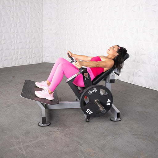 Excel Base Plate Loaded Hip Thruster - Muscle D Fitness -  Leverage Glute Drive - Sweatfully