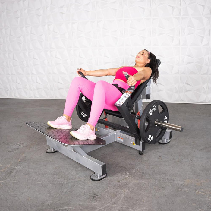 Excel Base Plate Loaded Hip Thruster - Muscle D Fitness -  Leverage Glute Drive - Sweatfully