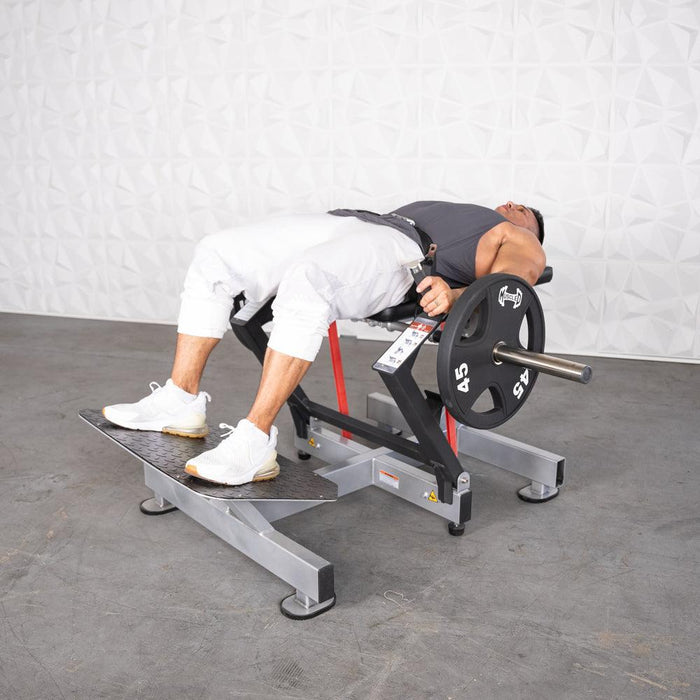 Excel Base Plate Loaded Hip Thruster - Muscle D Fitness -  Leverage Glute Drive - Sweatfully