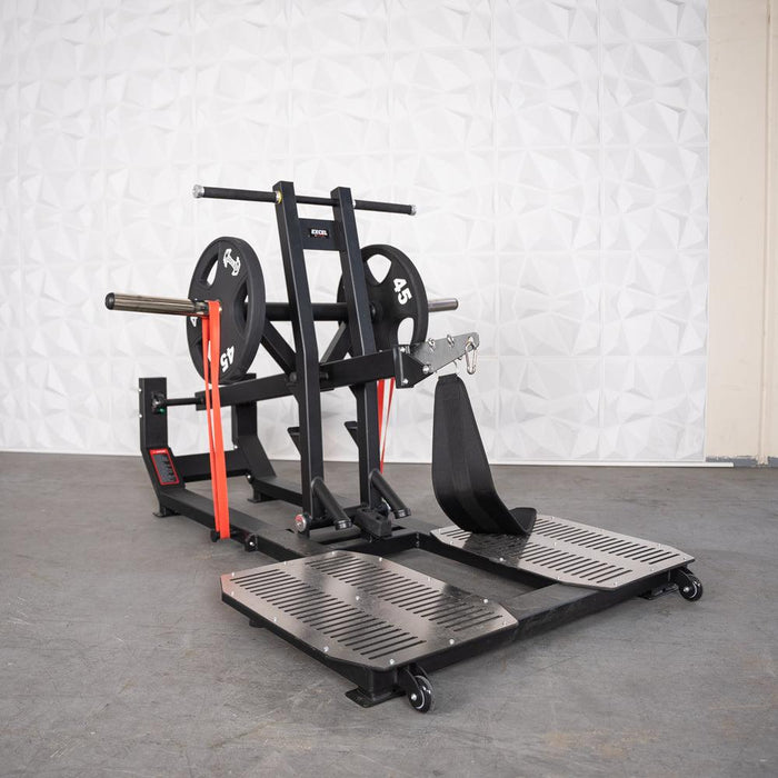Excel Glute Line Belt Squat - Muscle D Fitness - Plate Loaded Belt Squat - Non Slip Deck - Sweatfully
