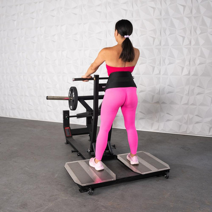 Excel Glute Line Belt Squat - Muscle D Fitness - Plate Loaded Belt Squat - Non Slip Deck - Sweatfully