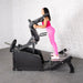 Excel Glute Line Hack Squat / Front Squat - Muscle D Fitness - Plate Load Squat Machine - Counter Balanced - Plate Storage Pegs - Sweatfully