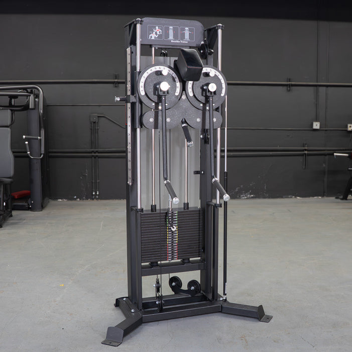 Excel Multi-Flight Trainer - Muscle D Fitness - Adjustable height - Selectorized Shoulder / Chest Machine - Sweatfully
