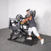 Excel Power Hack Squat - Muscle D Fitness - Plate Load Heavy Squat Machine - Weight Storage Pegs - Safety Stop - Sweatfully