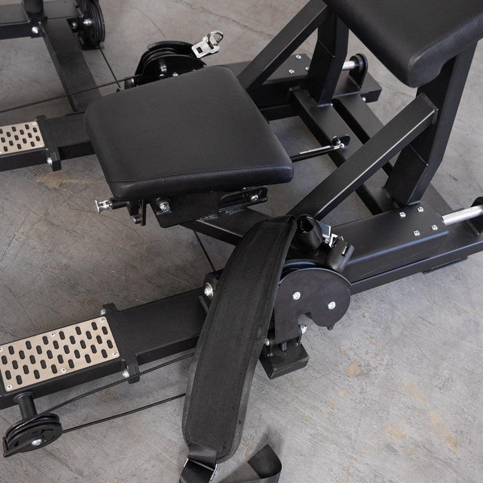 Excel Selectorized Hip Thrust Glute - Muscle D Fitness - Selectorized Glute Drive - Band Compatable - Sweatfully