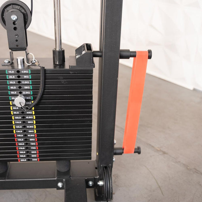 Excel Selectorized Hip Thrust Glute - Muscle D Fitness - Selectorized Glute Drive - Band Compatable - Sweatfully