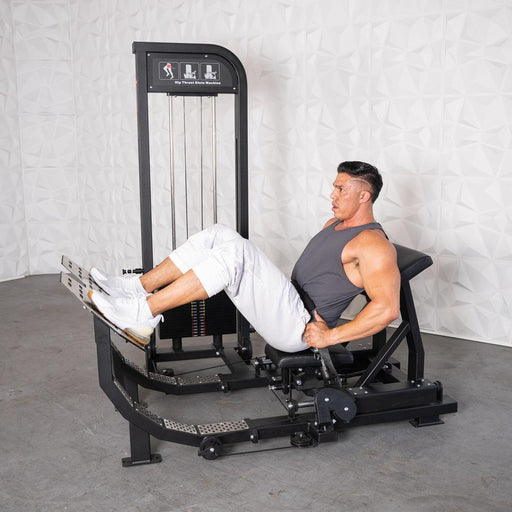 Excel Selectorized Hip Thrust Glute - Muscle D Fitness - Selectorized Glute Drive - Band Compatable - Sweatfully