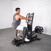 Excel Standing Hip Abductor - Muscle D Fitness - Plate Load Glute - Band Compatible - Sweatfully