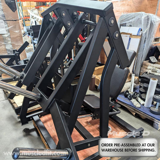 Excel Iso-Lateral Leg Press - Muscle D Fitness - Plate Load Independent Leg Press / Single Leg Press - Sweatfully