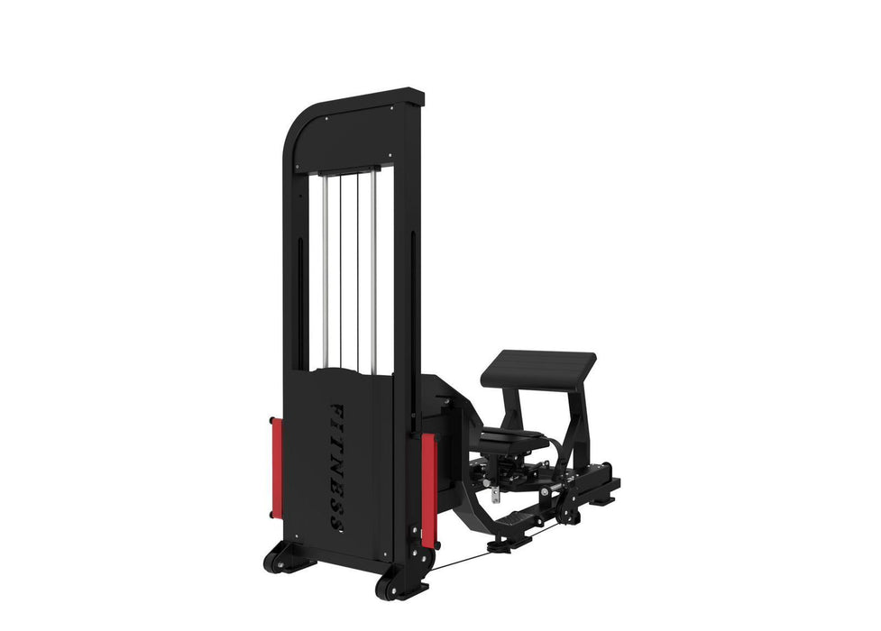 Excel Selectorized Hip Thrust Glute - Muscle D Fitness - Selectorized Glute Drive - Band Compatable - Sweatfully