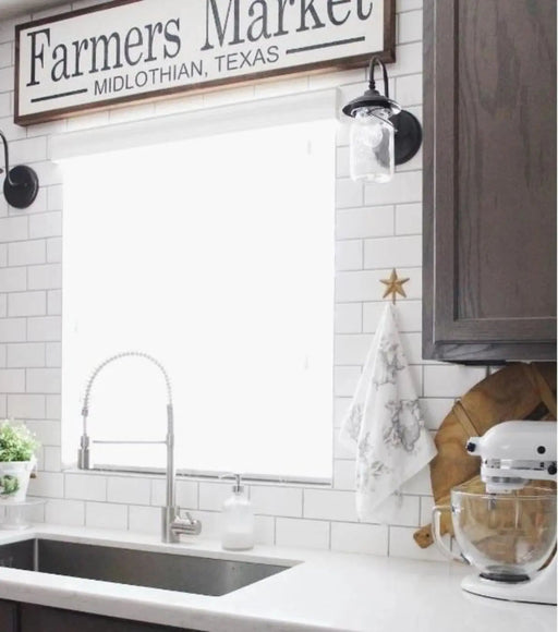 Exterior Outdoor Mason Jar Wall Sconce Light with Vintage Jar - Sweatfully