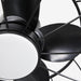 20 Inch Vistula Outdoor DC Motor Black Industrial Hanging Buckle Downrod Ceiling Fan with Light - Sweatfully