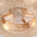 20 Inch Flora DC Motor Farmhouse Flush Mount Ceiling Fan with Light - Sweatfully