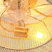 20 Inch Flora DC Motor Farmhouse Flush Mount Ceiling Fan with Light - Sweatfully