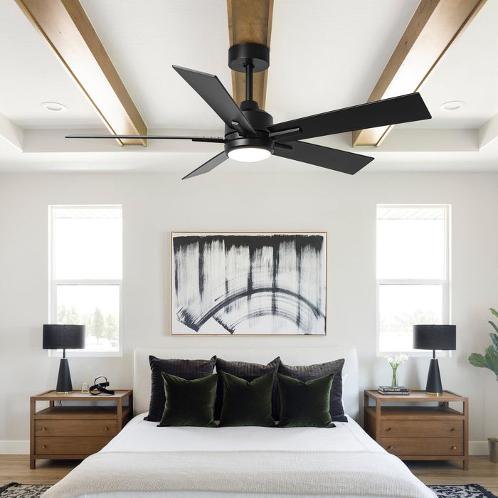 48" DC Motor 5 Blades Modern Downrod Mount Ceiling Fan - Sweatfully