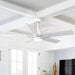 48" DC Motor 5 Blades Modern Downrod Mount Ceiling Fan - Sweatfully