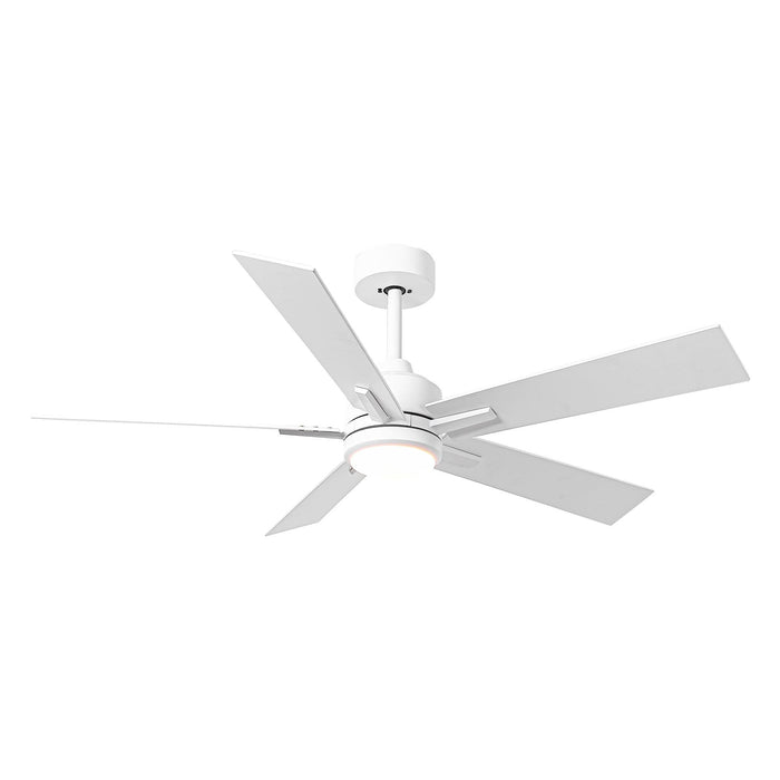 48" DC Motor 5 Blades Modern Downrod Mount Ceiling Fan - Sweatfully