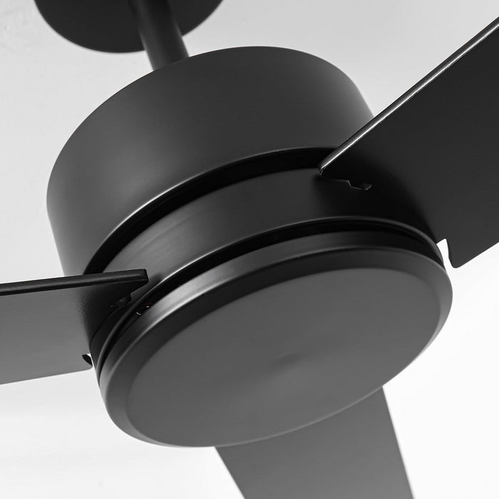 52" DC Motor 3 Blades Modern Downrod Mount Ceiling Fan - Sweatfully