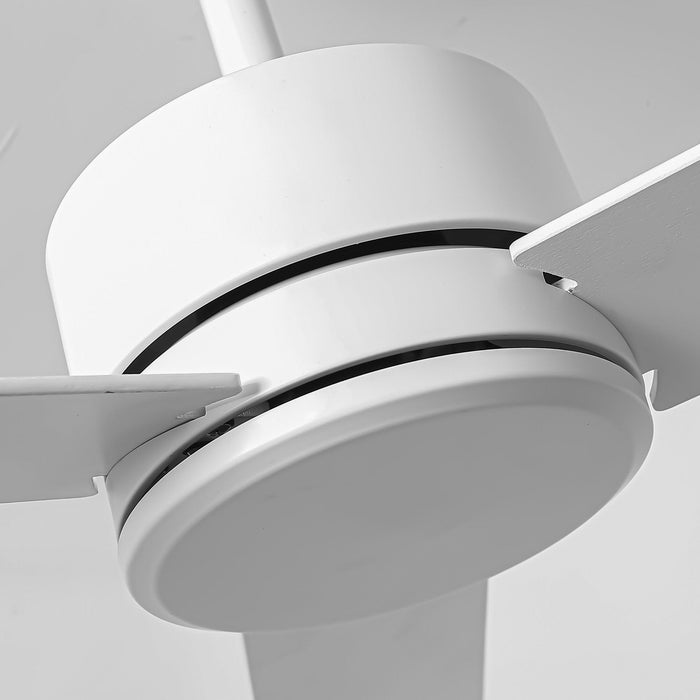 52" DC Motor 3 Blades Modern Downrod Mount Ceiling Fan - Sweatfully