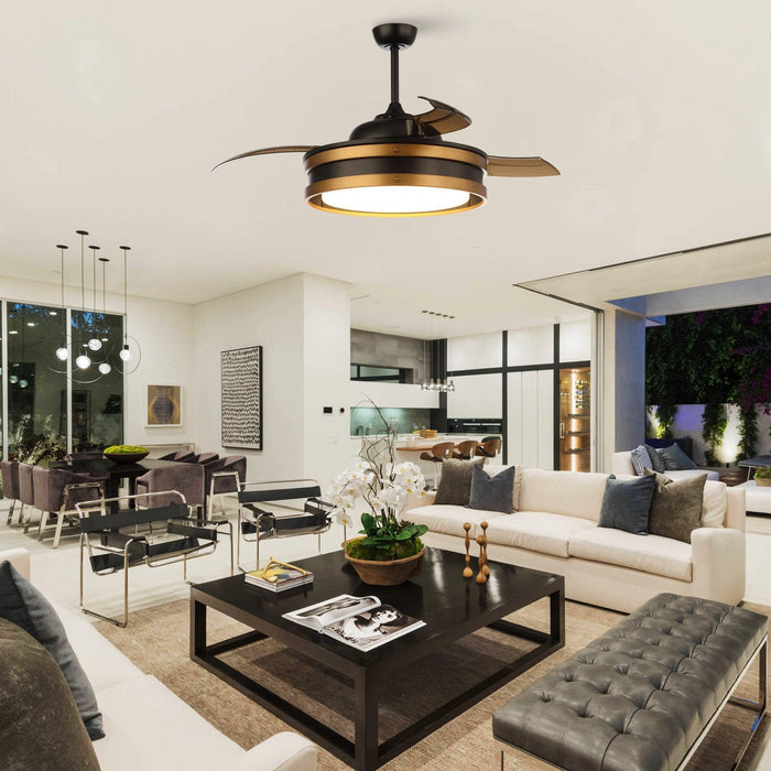 52" Cochin Smart Fan with LED Light - Sweatfully